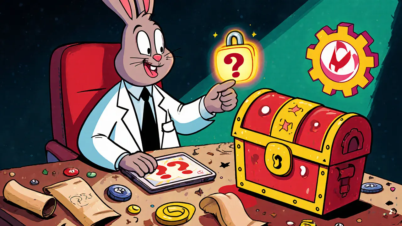 Cartoon bunny completes quiz and connects a BEP‑20 wallet to claim the airdrop.