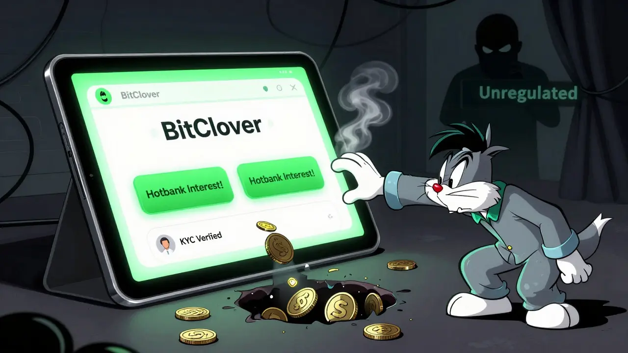 A glowing crypto app interface draining coins into a dark hole while a user's hand turns to smoke.