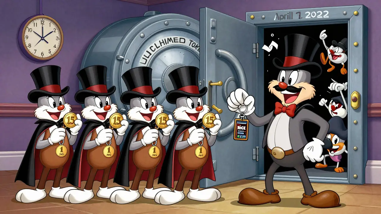 5,000 winners line up to claim ONUS tokens via RICE Wallet as the claiming deadline closes.