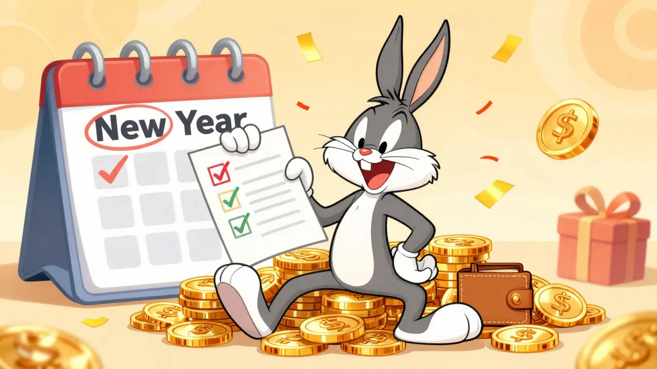 Happy cartoon character celebrating successful airdrop claim